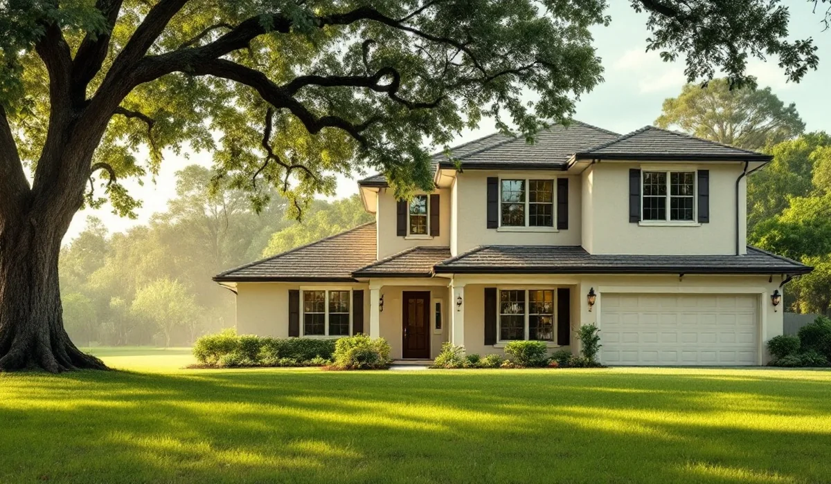 Home and yard in Julington Creek, Florida