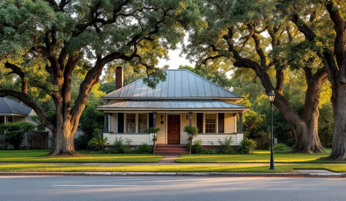 Home and yard in St. Augustine, Florida